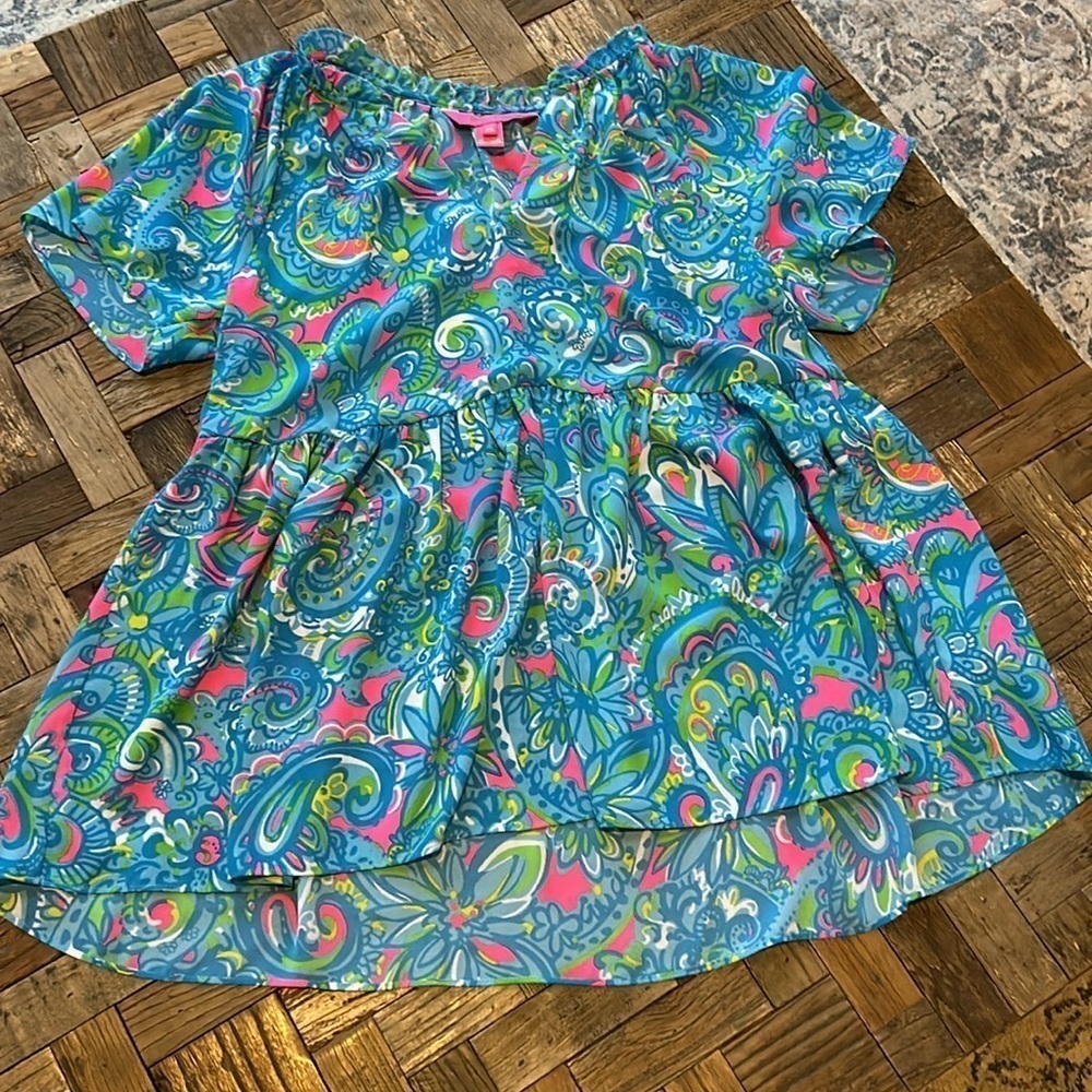 Lilly Pulitzer Zadie Top Lightweight Size XS